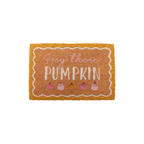 Natural Hey There Pumpkin Doormat