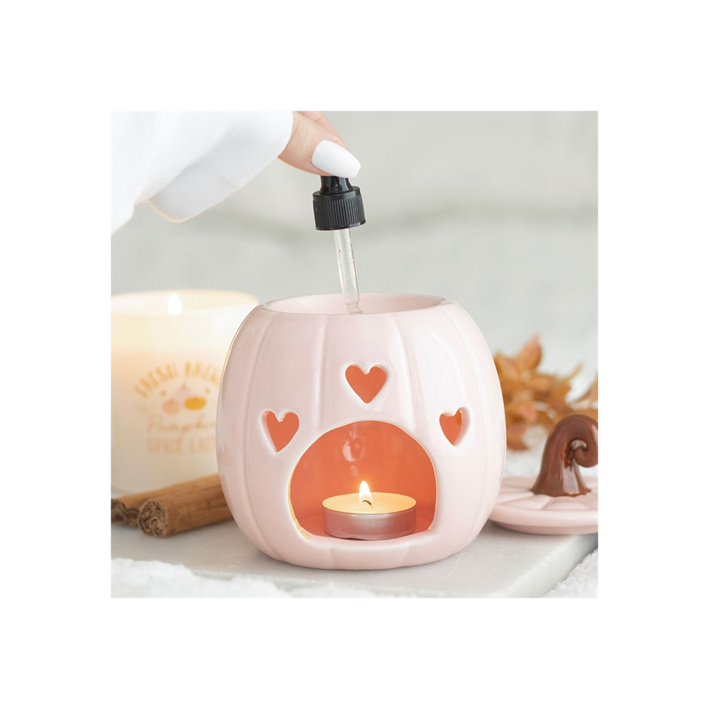 Pink Curly Pumpkin Oil Burner