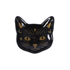 Magick Black Cat Face Trinket Dish
