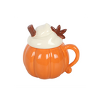 Pumpkin Cream Lidded Mug