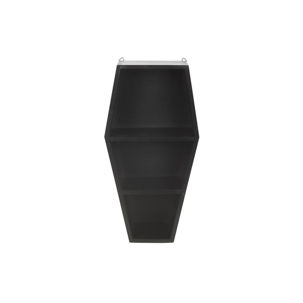 Small Black Coffin Shelf