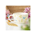 Luna Bloom Floral Print Mug with Butterfly