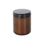 Green Witch White Sage Amber Glass Candle