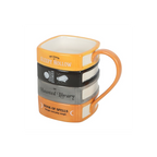 The Haunted Library Book Stack Mug