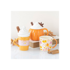 Pumpkin Cream Lidded Mug