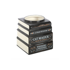Black Cat Magick Book Stack Vase