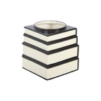 Black Cat Magick Book Stack Vase
