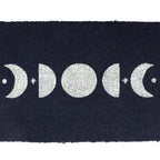 Dark Blue Moon Phase Doormat
