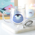 Intuition Double Walled Glass Mug with Aura Crystal Tea Infuser