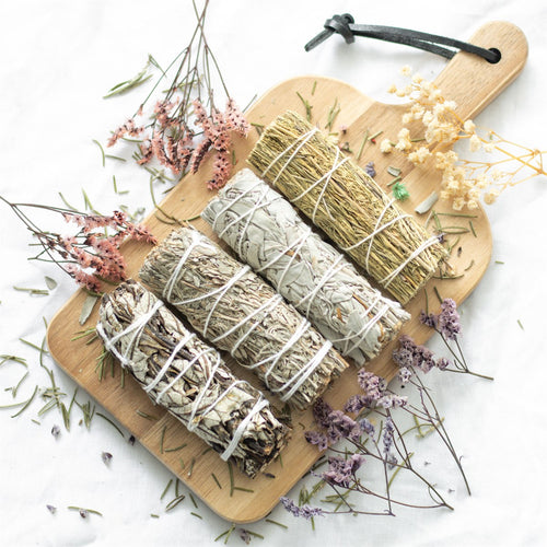 10cm Small White Sage Smudge Stick Wand