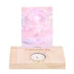 Natural Card of the Day Tarot Card Stand Tealight Holder