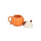 Pumpkin Cream Lidded Mug