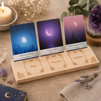 Natural Past Present Future Tarot Card Stand