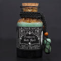 Prosperity Bath Spell Potion & Aventurine Crystal Amulet