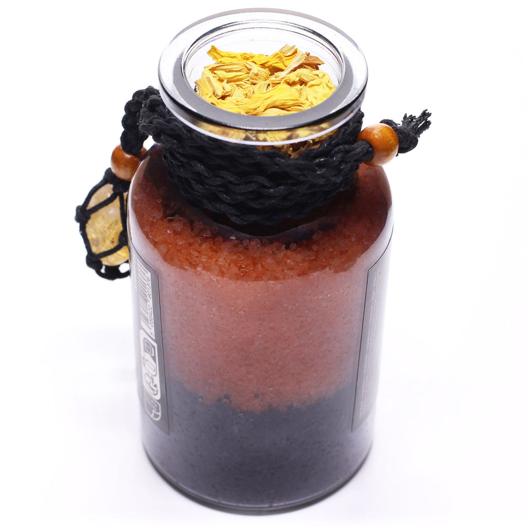 Success Bath Spell Potion & Citrine Crystal Amulet