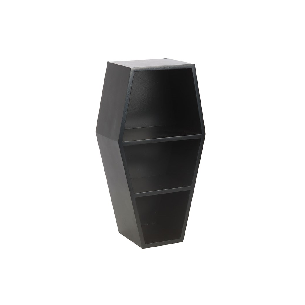 Small Black Coffin Shelf